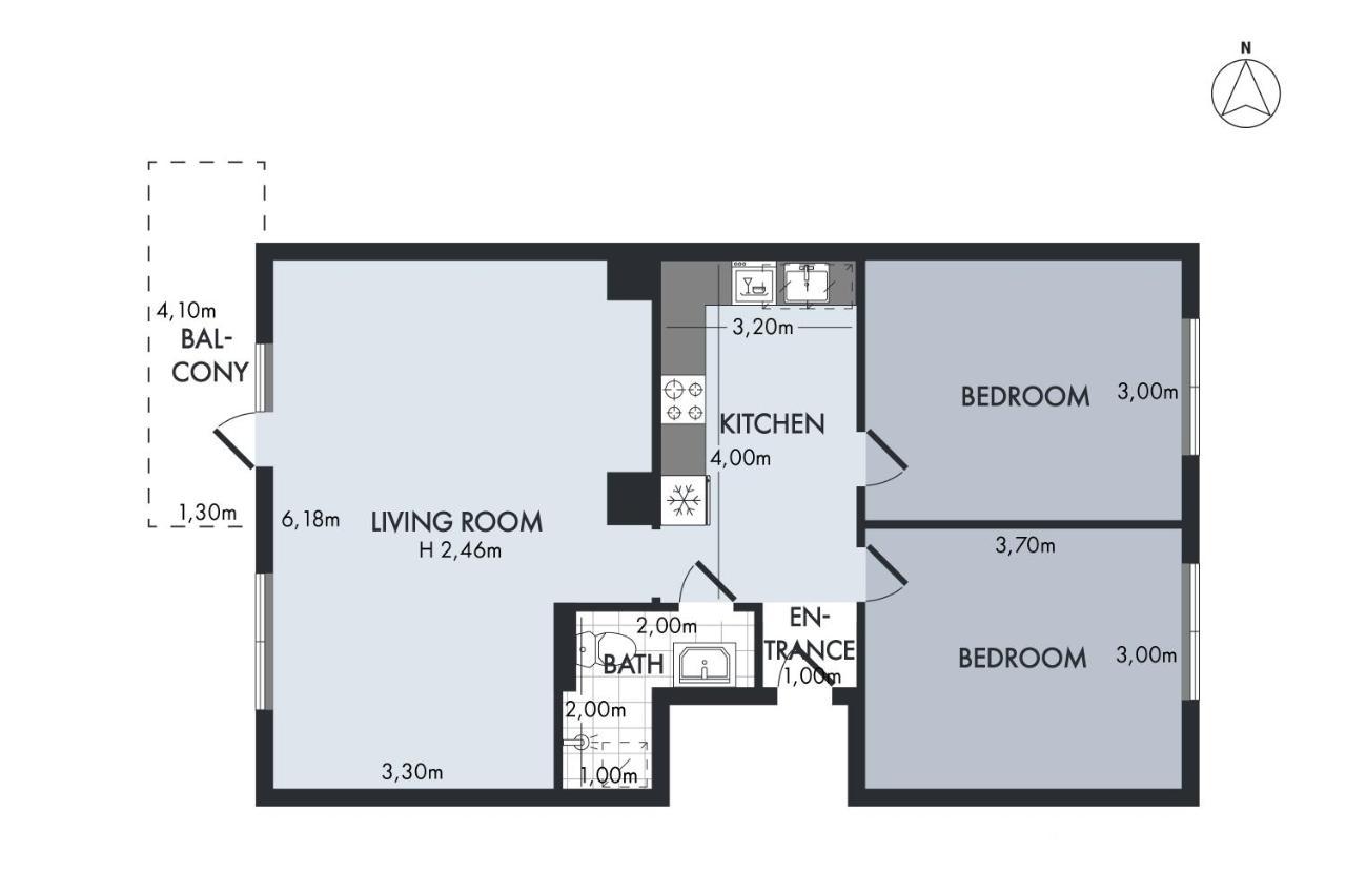 Sanders Charm - Amazing Two-Bedroom Apartment With Shared Garden Copenhaga Exterior foto